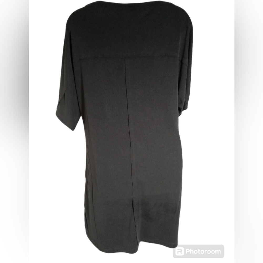 Nap Pullover Gray Crew Neck Half Sleeve Pocket Loungewear Dress Medium - Picture 5 of 8
